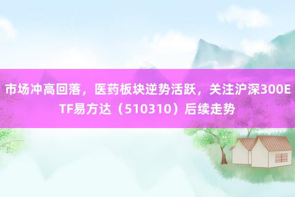 市场冲高回落，医药板块逆势活跃，关注沪深300ETF易方达（510310）后续走势
