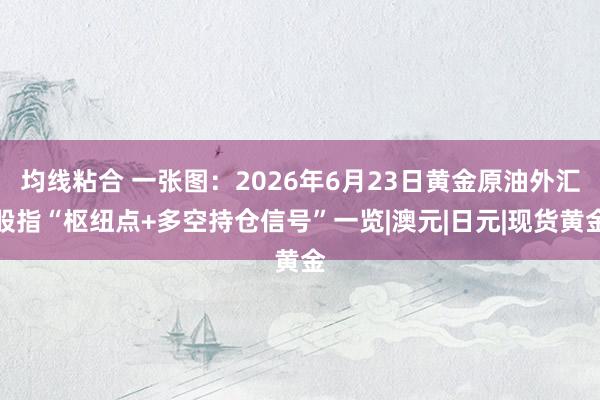 均线粘合 一张图：2026年6月23日黄金原油外汇股指“枢纽点+多空持仓信号”一览|澳元|日元|现货黄金