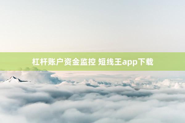 杠杆账户资金监控 短线王app下载