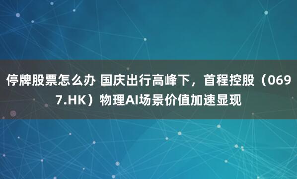 停牌股票怎么办 国庆出行高峰下，首程控股（0697.HK）物理AI场景价值加速显现